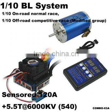 Mystery 1/10 BL System (Sensored) 1/10 On-road normal race,1/10 Off-road competitive race (Modified group) HL-SS120A+5.5T@6000KV