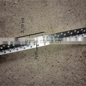 Galvanized corner bead for drywall partition