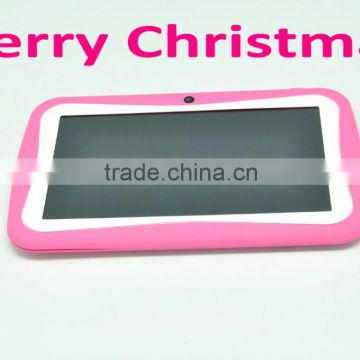 High resolution kids table pc 1024*600, mini kids tablet pc for android 4.4 OS wifi external 3G children tablet