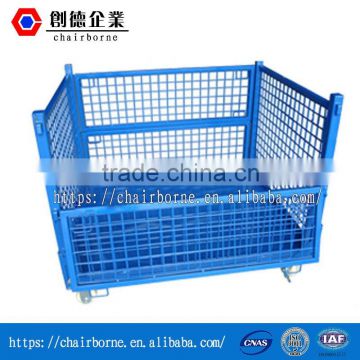 Long service life high strength large loading capacity Steel wire mesh storage box
