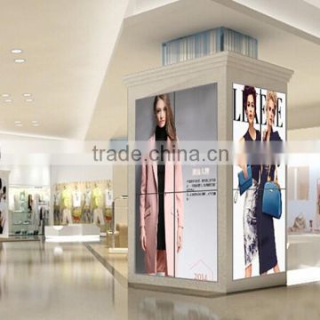 Ultra narrow bezel 46 inch advertising LCD video wall display for commercial advertising