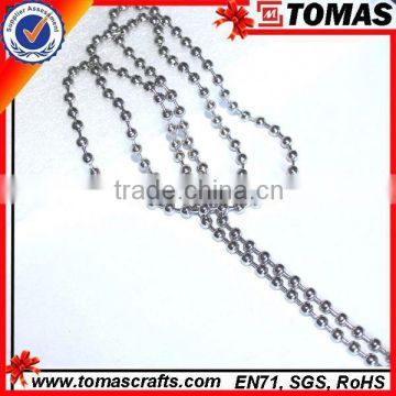 Guangzhou custom 3mm ball chain stainless steel necklace