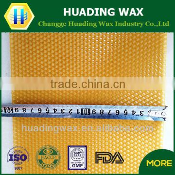 Senior factory wholesale honey wax clear cell beeswax foundation sheet