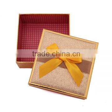 Gold Leaf Fashion Jewelry Paper Boxes