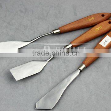wood handle stainless steel palette knife