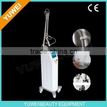 YUWEI RF Tube 40W Co2 Laser Portable Fractional Vaginal Tightening Machine FDA Approved