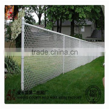Galvanized /vinyl coated 6 feet chain link fence/chain link fabric( 30 Years Professional Factory )