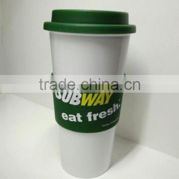 food safe iml logo design plastic coffee drink cup