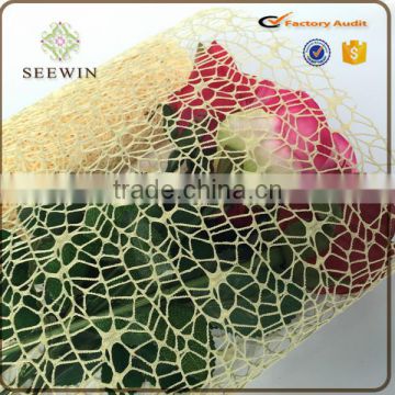 new style poly web deco mesh for flower packing
