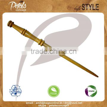 Customize human made camma wooden product wand by Petals Concept