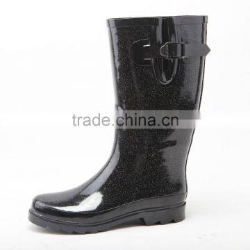 2015 good sell shining rubber rain boots wholesale
