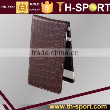 Plain Or Personalised synthetic Leather Golf Score Card Holder