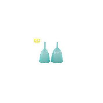 Folding Durable Silicone Menstrual Cups , easy to clean and remove 8.5*8cm