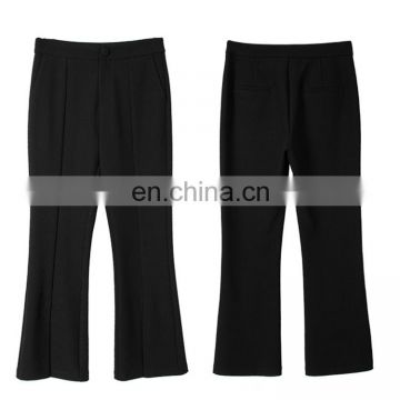 Fashion Design Black Slim Pants
