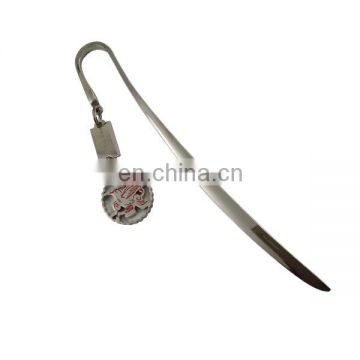 Making wholesale promotional free design custom metal long pole bookmarks