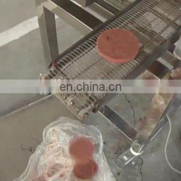 Stainless steel meat pie hamburger patty forming machine
