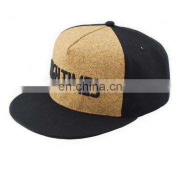 100% Cork Wood Snapback Cap Adjustable Hats