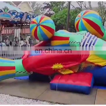 inflatable balloon castle moonwalker bounce house ball bouncer pit