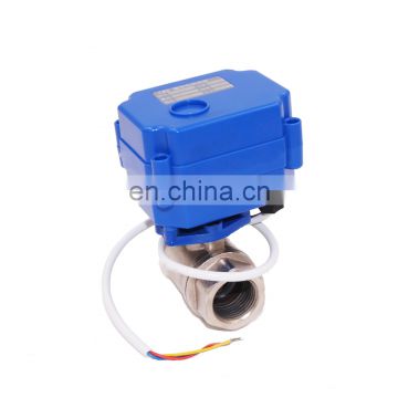 CWX-series 2-way full port 3/4" 24VDC motorized ball valve with RoHS PASS for water drinking system