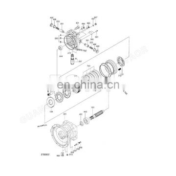 FOMI Engine Parts ZAXIS450 ZAXIS450LC ZAXIS450H ZAXIS600 ZAXIS600LC Cylindrical Roller Bearing 0788811