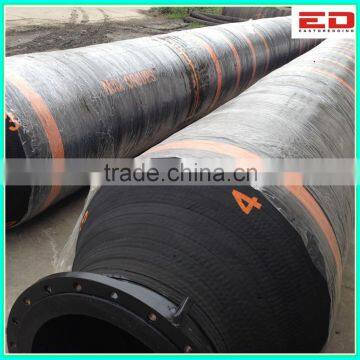 Large Diameter Floating Dredging Rubber Hose With Steel Flange