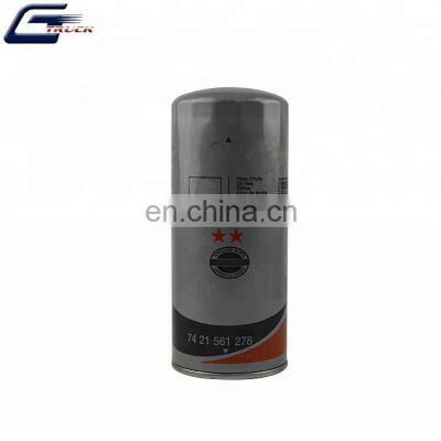 Diesel Engine Oil Filter OEM 7420709459 7421561278 5001846641 for RENAULT Truck Lube Oil Filter