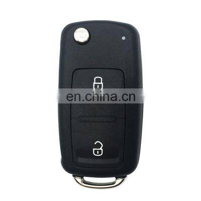 2 Button Flip Folding Remote Control Car Key Shell Cover Case For VW MK4 Bora CS