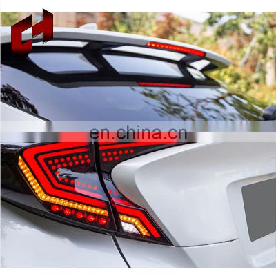 CH Black Rear Bumper Reflector Lights Waterproof ABS Plastic Rear Tail Lamp Car Bus Rear Bumper Lights For Toyota CHR 2018-2020