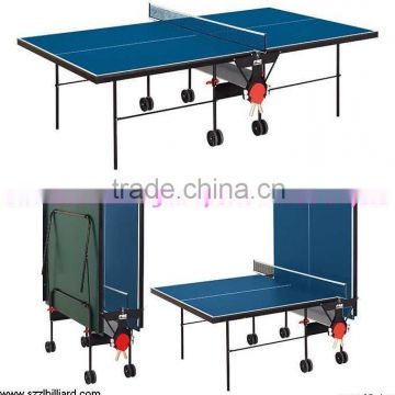 Double-folding indoor/Outdoor table tennis table game table