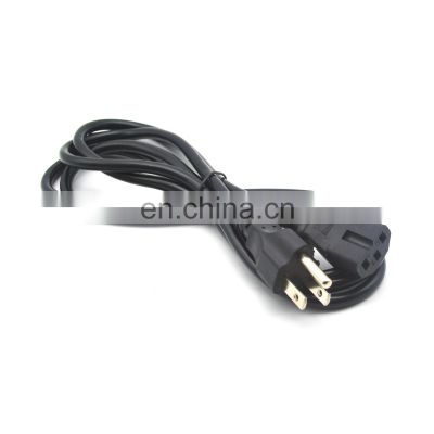 Guangzhou factory supply with plug 3 pin power cord , usa standard cord power