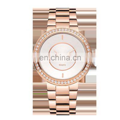 Wholesale Damen Uhr Rosegold Watch Diamond Stainless Steel Band Watch Woman Luxury Bracelet Orologio Luxe Watches For Ladies