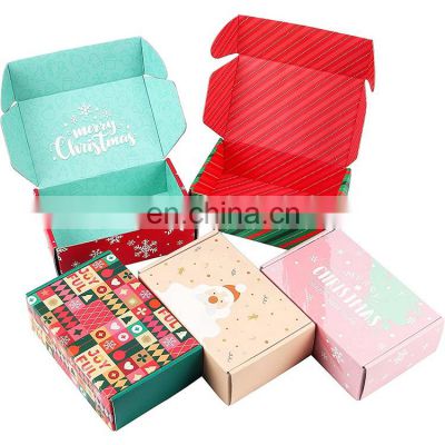 Luxury Custom Eco Friendly Color Printing Gift Candle Jewelry Corrugated Carton Christmas Gift Packaging Shipping Mailer Box