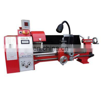 D250V*750mm mini metal machine with variable speed for metal turning