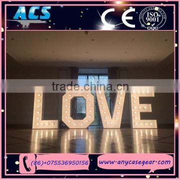 ACS 5ft height large metal LED love marquee letters