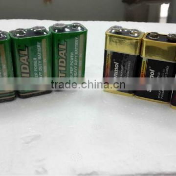 Best selling 6F22/ 6LF22 9V battery in high quality