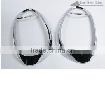 Chrome headlight cover for Nissan March 2011