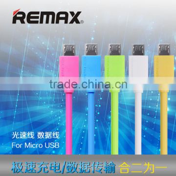 High Speed REMAX 2.1A Micro usb data cable charger cable for Samsung galaxy s6 with factory price