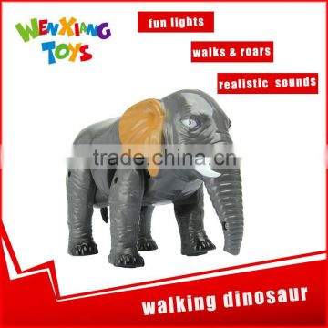 cheap plastic mechanical walking animal elephant toys