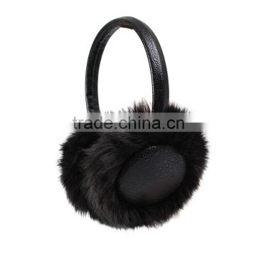 100% PU leather hot style fashion earmuffs for children