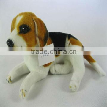Cute realistic soft toy dog stuffed