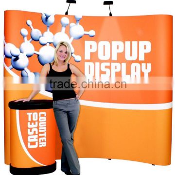 large banner stand arc shape pop up display