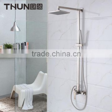 Bathroom Luxury Wall Mounted Stainless Steel bath Shower Mixer faucet Set