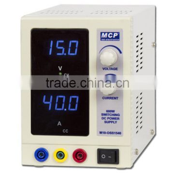 MCP M10-OSS1540 switching power supply 15v 40a/SWITCHING DC POWER SUPPLY 600W 0-15V 40A