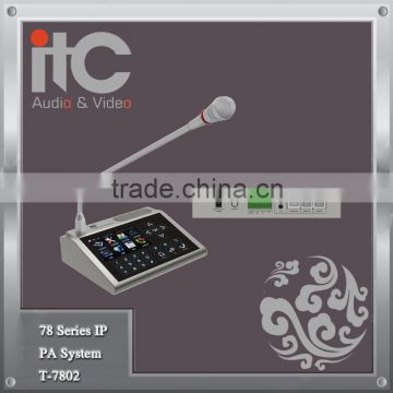 ITC T-7802 IP Desktop Paging Microphone PA