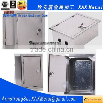 XAX51DB Non standard custom made stainless outdoor storage two door with windows metal budweiser metal cooler box