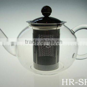 Heat Resistant borosilicate Glass Teapot