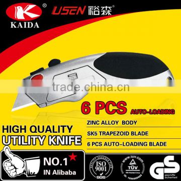 Heavy Duty tool knife 6 PCS Auto-loading Blade Heavy Duty Utility Knife