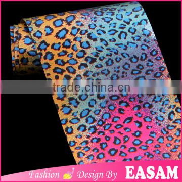 Colorful leopard print design 4cm*1m Symphony Transfer Foil Nail Sticker