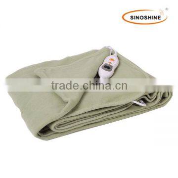 Brushed fabric heated underblankets