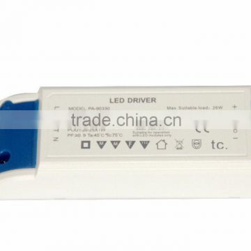 3 year warranty constant current 300ma 25w CE approved led driver